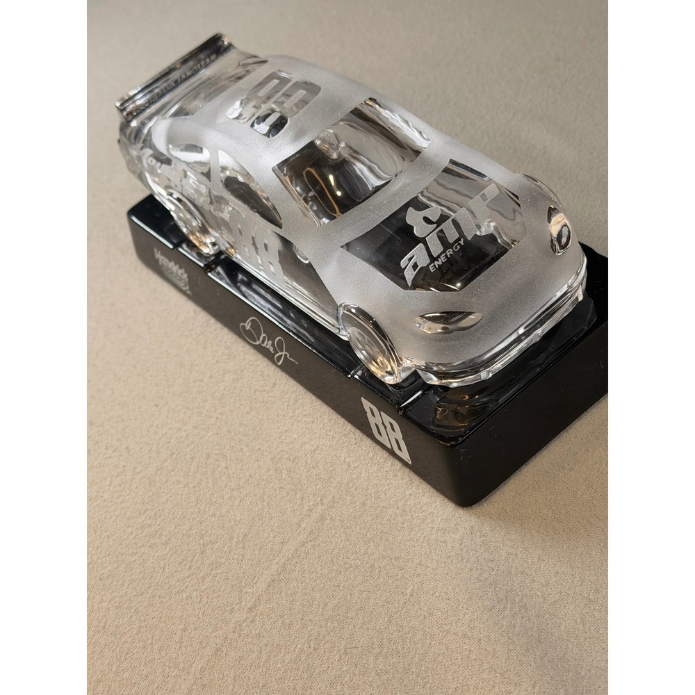 Dale Earnhardt Jr #88 Hendrick Motorsports Crystal Glass Car Display Paperweight
